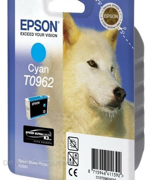 Epson T0962 cyaan( bevat 11.4ml)