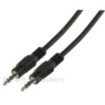 Audio aansluitkabel Stereo 0.25Mtr jack 3.5M - jack 3.5M minijack