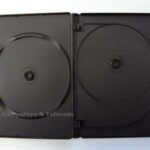 DVD box 14mm   HK  4DVD BOX quad zwart (per stuk) OP =OP
