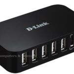 D-link DUB-H7 USB 2.0 7-PORT HUB 7X A-PORT/1X C-PORT CABLE IN