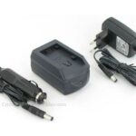 Acculader set voor NP-FH100 voor Sony HDR-CX105E