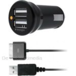 Kensington iPhone 1Mtr zwart 30pins  kabel 18.95   (met gratis autolader)