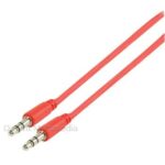 Valueline rode 3.5mm stereo audio kabel 1Mtr rood