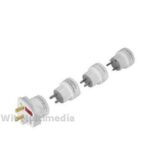 Goobay Reisstekker;Wereld stekker (LET OP: Deze adapter zet alleen de plug om en NIET het voltage)