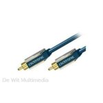 Clicktronic Audio Kabel coax 1Mtr cinch-cinch  RCA-RCA op=op