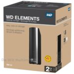 Western Digital Elements 2TB HDD USB3.0 3.5inch RTL extern RoHS compliant Low cost black