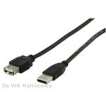 USB2.0 Verlengkabel 0.2Mtr (A Male - A Female)