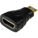 Startech HDMI to HDMI Mini Adapter - HDMI Female to Mini HDMI Male for camera to a High Definition TV or Monitor