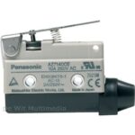Panasonic Eindschakelaar 115 V/DC. 250 V/AC 10 A Metalen hefboom. recht schakelend Panasonic AZ7140CEJ IP64 1 stuks