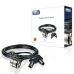 Sweex PA212  Kabel Veiligheidsslot Zwart (werkt vertragend) op=op