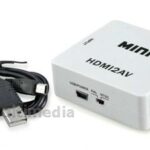 HDMI naar AV TULP (CVBS) RCA signaalomvormer 1080P + audio L/R. HA07 (voor SCART combineer met A5123)
