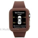 Silicone horloge band/case (38mm) Applewatch Bruin