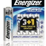 AA lithiumbatterij 1.5V 4-blister