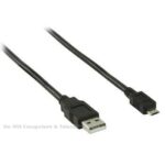 DWC-Select USB 2.0 USB A male - USB micro B male kabel 3Mtr zwart