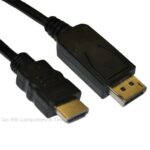 DWC-Select DisplayPort M - HDMI 1.4 FHD kabel 1Mtr zwart (let op! Alleen te gebruiken voor Displaypoort pc naar een HDMI scherm)