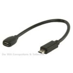 USB MICROB - SAMSIII 0.20CM  ZWART