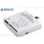 Solid 5 in one card reader & USB OTG Kit for iPad 4 & iPad MINI Lightning SD 8pin GC-CK51