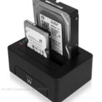 ACT USB 3.1 Gen1 USB 3.0 Dual HDD Docking Ewent 2.5" / 3.5"  SATA 6Gb/s zwart