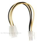 Valueline Valueline P4 stroom verlengkabel 20Cm P4 male - P4 female VLCP74310V015