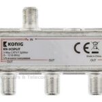 CATV-Splitter 8.5 dB / 5-1218 MHz - 3 Uitgangen Coax Splitter