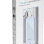 Tp-link UE200 USB 2.0 to 100Mbps Ethernet Network Adapter  1 USB 2.0 connector  1 10/100Mbps Ethernet port