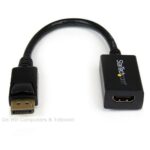 Startech DisplayPort to HDMI Video Converter StarTech.com DisplayPort naar HDMI Video Adapter Converter - Videoadapter - DisplayPort / HDMI - DisplayPort (M) naar HDMI (V)