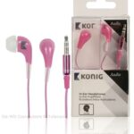 Konig audio oordopjes (Roze)