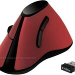 Logilink Ergonomisch Vertikaal Optical USB Rood Wireless
