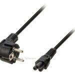 Voeding Kabel 220V Notebook 3 polig "mickey mouse" C5 rond geaard 3Mtr