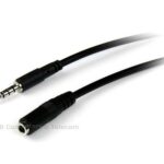 Startech 3.5mm 4 Position Headset Extension audio verlengkabel - M/F voor hoofdtelefoon  1Mtr