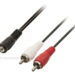 Valueline 3.5mm Stereo Jack Male naar 2x RCA Male Audio Kabel 20 Meter