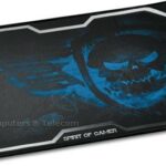 Spirit of Gamer - Muismat Smokey Skull - XL - Blauw