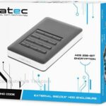 Natec Rhino Code - Encrypted SATA USB 3.0 HDD/SSD - 2.5 inch - Harddiskbehuizing