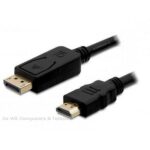 DWC-Select DisplayPort M - HDMI 1.4 FHD kabel 5Mtr zwart (let op! Alleen te gebruiken voor Displaypoort pc naar een HDMI scherm)