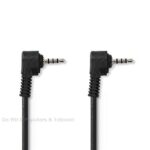 Composiet Videokabel 3.5mm Male - 3.5mm Male 2Mtr Zwart