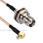 TNC vrouwtje naar MCX mannetje 90 graden haakse hoek RG316 Kabel Lengte: 15cm