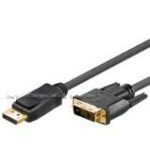Displayport --> DVI-D kabel  2Mtr