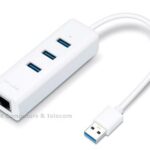 Tp-Link netwerk adapter 10/100/1000 Mbps USB 3.0 INCL 3 poorts USB3.0 HUB