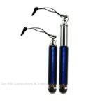 MINI capacitieve Styluspen uitschuifbaar (voor bijvoorbeeld  iPhone. iPad en HTC)  kleiner model  diverse kleuren