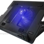 Ewent AC8110 Notebook Cooling Pad suitable for notebooks up to 17 inch 5 adjustable viewing angles 2x USB slot 1x 125mm fan