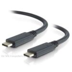 USB 3.2 Gen1 Kabel | USB-C Male - USB-C Male | 4K@60Hz | 5 Gbps | 2Mtr | Zwart