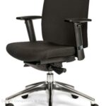 Bureaustoel deluxe zwart  EN1335-1 type c