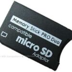 Micro SD to MS Pro Duo memory card adapter for memorystick Sony