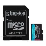 Kingston 256GB microSDXC Canvas Go Plus 170R A2 U3 V30 Sing