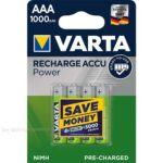 Varta Oplaadbare NiMH Batterij AAA 1.2 V 1000 mAh 4-Blister