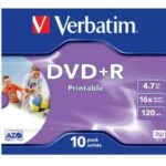 Verbatim DVD+R  4.7GB  5pcs Pack 16x JewelCase