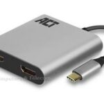 ACT AC7012  USB-C naar HDMI Dual monitor MST female adapter 4K@60Hz