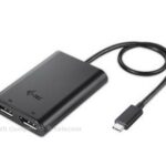 I-Tec C31DUAL4KDP 3840 x 2160Pixels Zwart USB-C 4K grafische adapter USB-C naar DUAL Displaypoort/ displayport  (4K @ 60Hz. 2x 4K @ 30Hz)