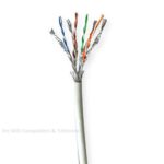 CAT7 kabel op rol 100Mtr solid  CAT7 | Solid/MASSIEF | S/FTP | Koper | 100Mtr | Binnenshuis | Rond | LSZH | Grijs | Gift Box