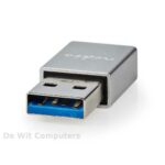 Nedis USB-A naar USB-C  Zilver USB 3.2 Gen 1 | USB-A Male | USB-C Female | 5 Gbps  24K Gold